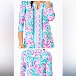 Lilly Pulitzer Karina Tunic  
Chilly Lilly UPF 50